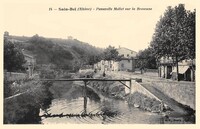 Passerelle Mallet sur la Brevenne