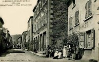 Saint-Didier-sous-Riverie - Hôtel Poncet et Rue Principale