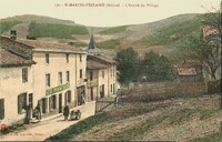 Saint-Marcel-l'Éclairé - L'entrée du Village