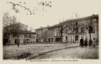 Boulevard  et Place de la Mairie