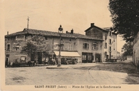 Place de l'Église et la Gendarmerie
