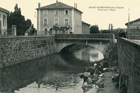 Pont sur L'Ozon -Lavandières