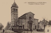 l'Eglise et l'Avenue Valioud