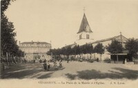 La Place de la Mairie et l'Église