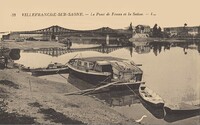 Le Pont de Frans et la Saône