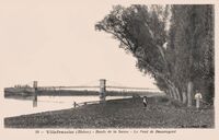 Bords de la Saône - Le Pont de Beauregard