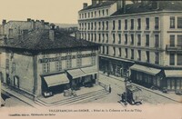 Hôtel de la Colonne et rue de Thizy