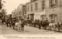 G. Chicot, place de la Gare. Voiture à Volonté