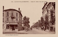 Cours Emile-Zola et Rue du Quatre-Août