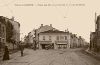 Place des Maison-Neuves et Route de Genas