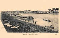 Vue sur la Saône Lavandières