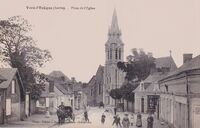 Yvré-l'Évêque - Place de l'Église
