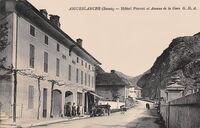 Hôtel Perret et Avenue de la Gare