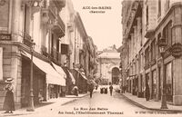 La Rue des Bains-Au fond, L'Etablissement Thermal
