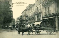 Place de l'Etablissement Thermal et Rue des Bains