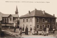 La Place de la Mairie -L'Eglise