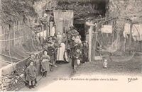 Habitation de pêcheur dans la Falaise