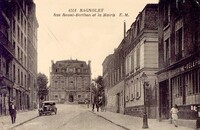 Rue Raoul Berthon et la Mairie