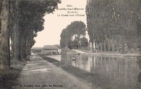Le Canal vers l'écluse 