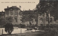 Les Écoles et le jardin de la Mairie
