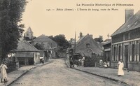 Athies - l'Entrée du bourg, route de Mons