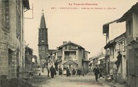 Nègrepelisse - Avenue de Bioule et Eglise