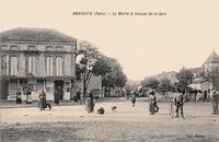 Briatexte - La Mairie et Avenue de la Gare