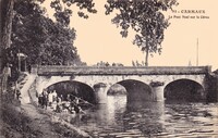 Le Pont Neuf sur le Cérou -Lavandières