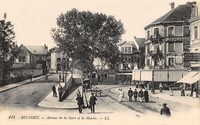 Avenue de la Gare et la Montée