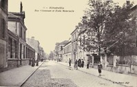 Rue Villeneuve et École Maternelle
