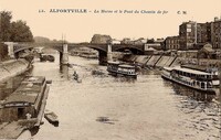 La Marne et le Pont du Chemin de fer