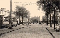 Station des tramways et Avenue de Paris