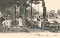 Terrasse de L'Arche de Noël