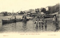 Sur  la Plage du Mourillon