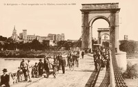 Le Pont Suspendu sur le Rhône - Construit en 1809