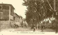 Caderousse - le Cours et la Digue