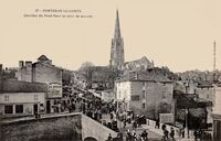 Quartier du Pont-Neuf un jour de Marché