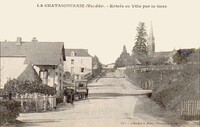 La Châtaigneraie - Entrée de la Ville par la Gare