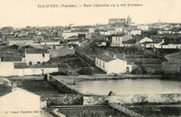 Port Joinville vu à vol d'oiseau