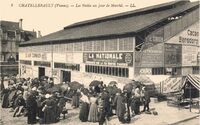 Les Halles un Jour de Marché
