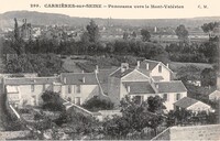 Carrières-sur-Seine - Panorama vers le Mont-Valérien