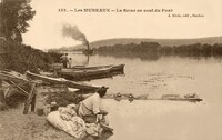 La Seine en aval du Pont - Lavandière