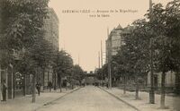 Avenue de la République vers la Gare